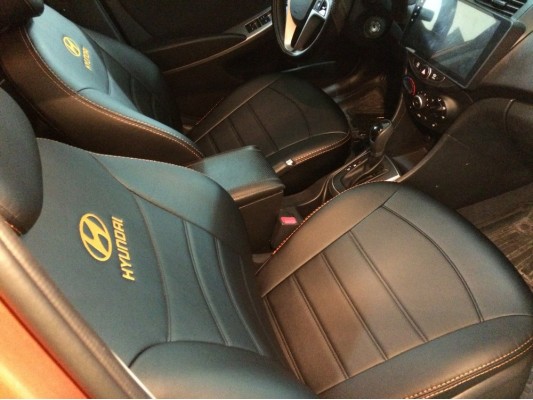 Авточехлы на Hyundai Solaris