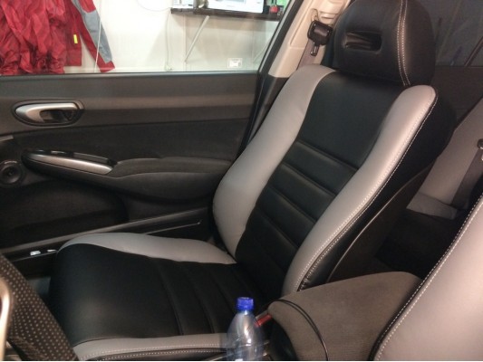 Каркасные авточехлы на Honda Civic 8 4D