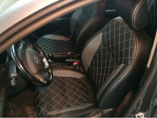 Каркасные авточехлы на KIA Rio 3