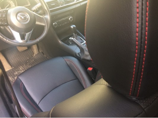 Каркасные авточехлы на Mazda 3 BM