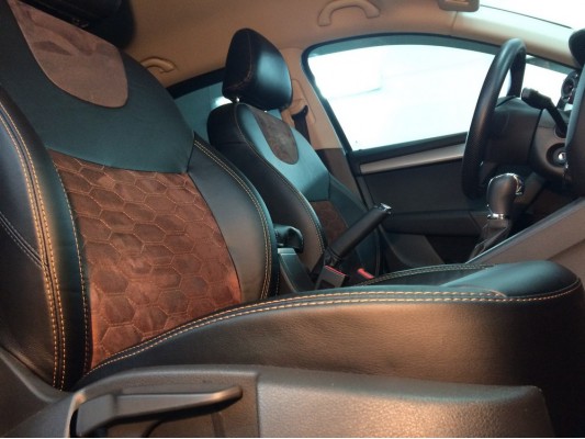 Каркасные авточехлы на Skoda Octavia A7 Каркасные авточехлы на Skoda Octavia A7