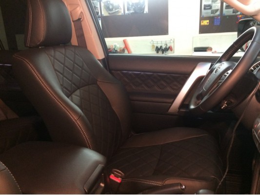 Каркасные авточехлы на Toyota Land Cruiser Prado 150 2 поколения